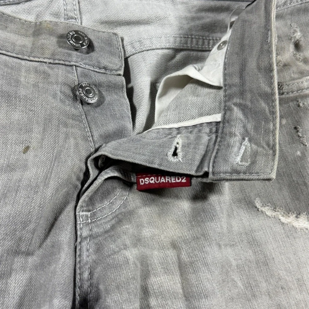 Dsquared2 Jeans Mens 50 (36x33)  Distressed Paint Splatter Made in Italy Designe